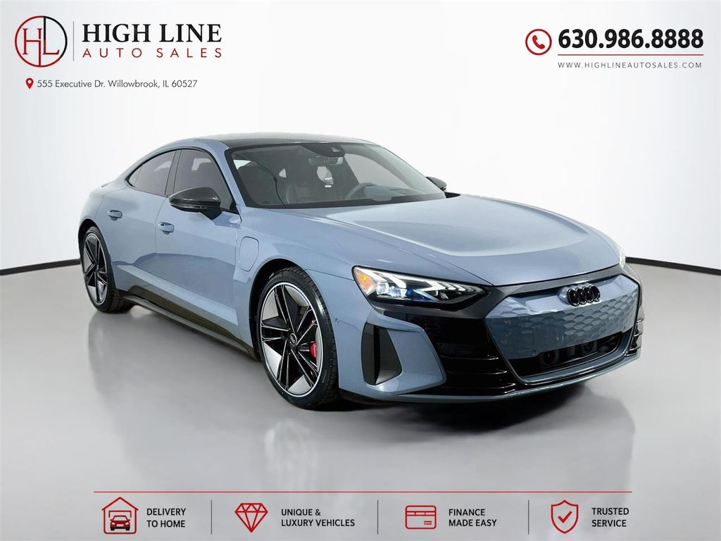 Kemora Gray Metallic 2022 Audi RS e-tron GT Sedan All-Wheel Drive 1-Speed Automatic