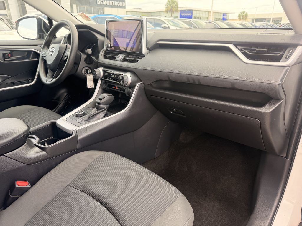 2024 Toyota RAV4 Hybrid LE White at Don McGill Toyota