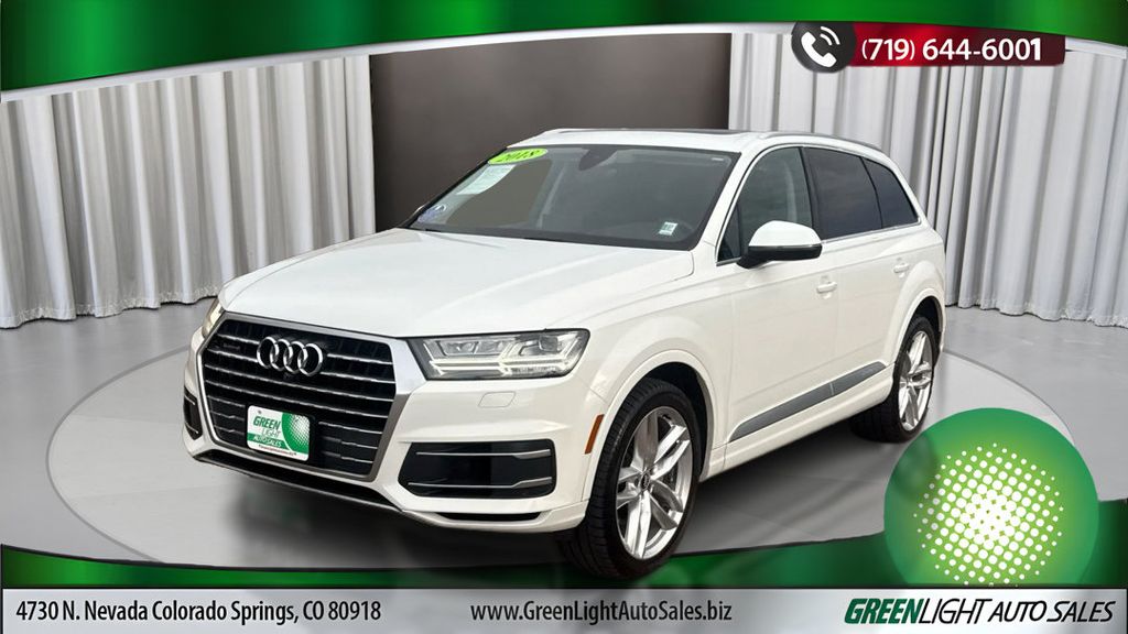 Carrara White 2018 Audi Q7 SUV / Crossover All-Wheel Drive 8-Speed Automatic