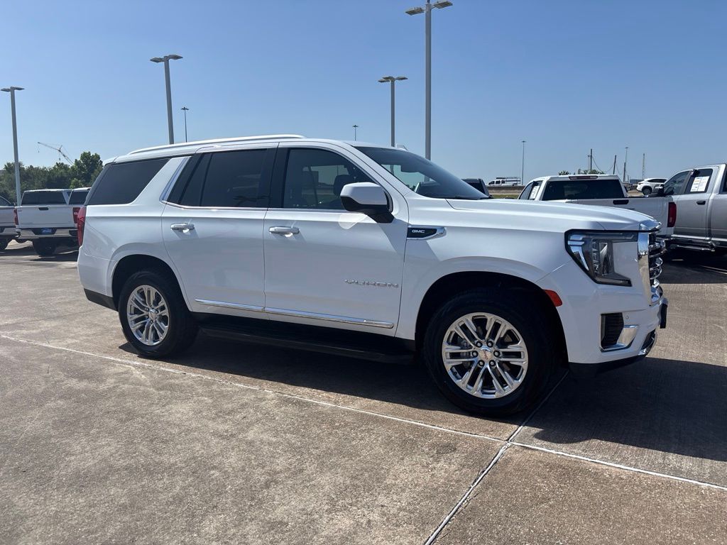 2024 GMC Yukon SLT White at Classic Elite Chevrolet Hwy 6