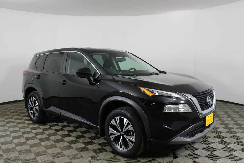 Super Black 2023 Nissan Rogue SV AWD SUV / Crossover All-Wheel Drive Continuously Variable Transmission