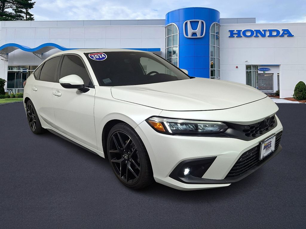 Red 2024 Honda Civic Hatchback Sport Touring FWD Hatchback Front-Wheel Drive Continuously Variable Transmission