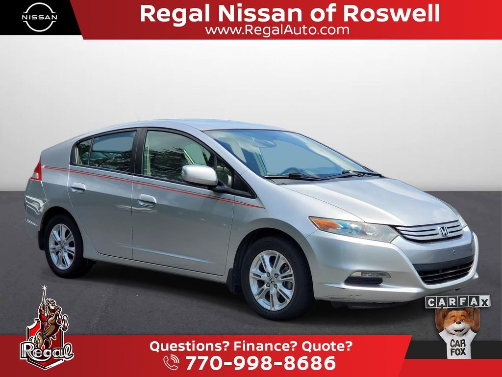 Alabaster Silver Metallic 2010 Honda Insight Hatchback Front-Wheel Drive Continuously Variable Transmission