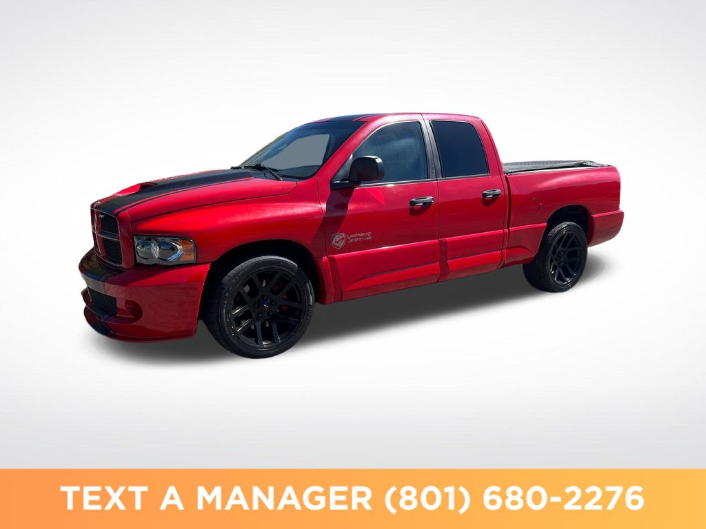Red 2005 Dodge RAM 1500 Pickup Truck Rear-Wheel Drive 4-Speed Automatic