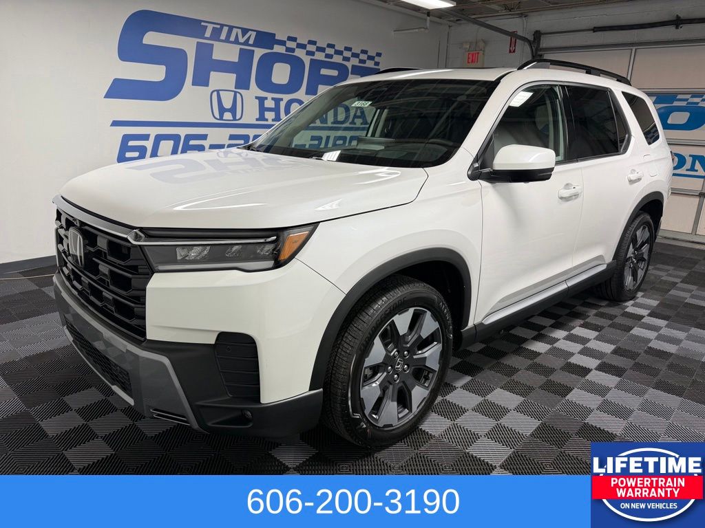 Platinum White Pearl 2026 Honda Pilot Elite AWD SUV / Crossover All-Wheel Drive Automatic