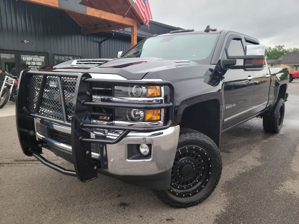 Black 2018 Chevrolet Silverado 2500HD Pickup Truck Four-Wheel Drive 6-Speed Automatic