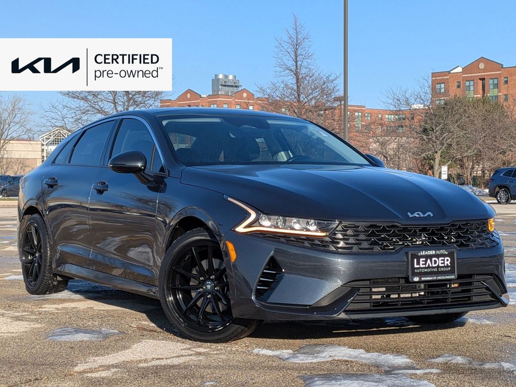 Gravity Gray 2022 Kia K5 EX FWD Sedan Front-Wheel Drive 8-Speed Automatic