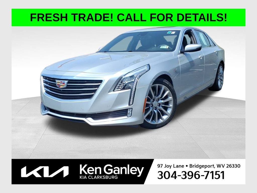 Radiant Silver Metallic 2018 Cadillac CT6 Sedan All-Wheel Drive 8-Speed Automatic
