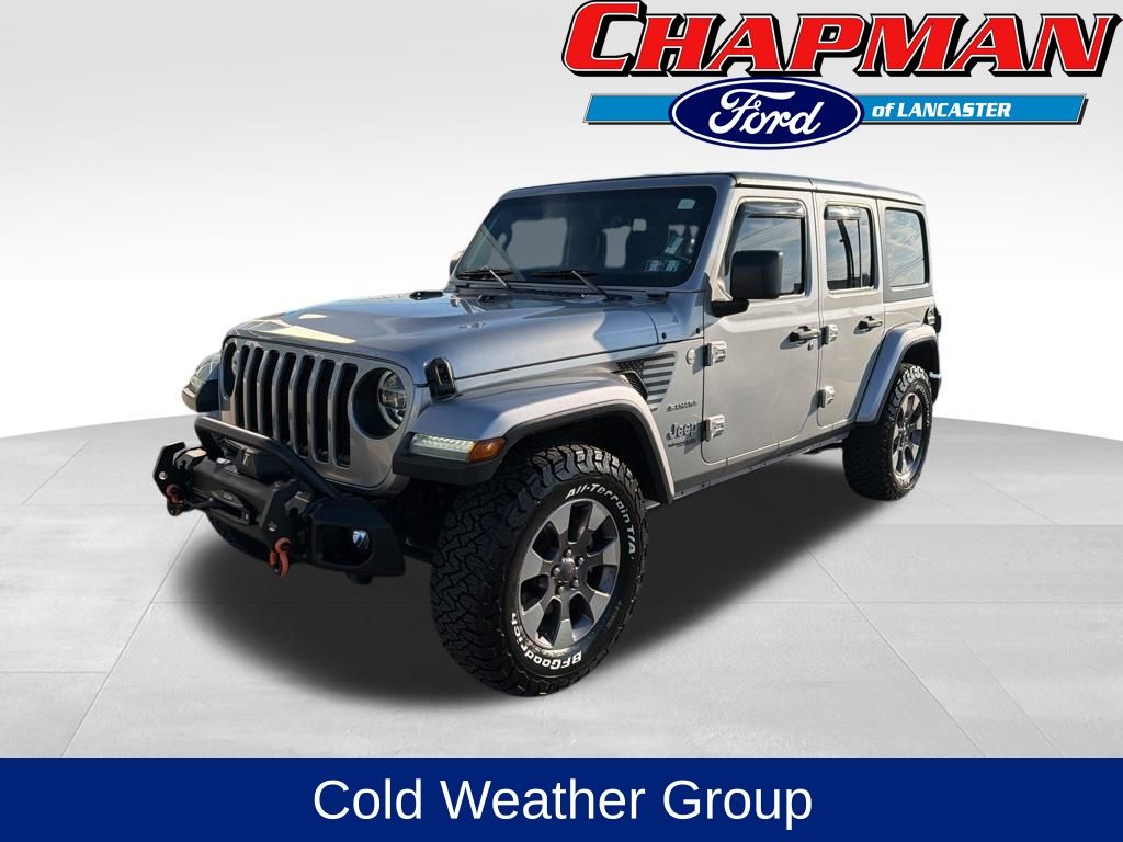 Billet Silver Metallic Clearcoat 2018 Jeep Wrangler Unlimited Sahara 4WD SUV / Crossover Four-Wheel Drive 8-Speed Automatic