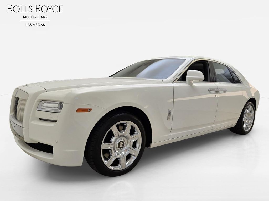English White 2012 Rolls-Royce Ghost Sedan Rear-Wheel Drive 8-Speed Automatic