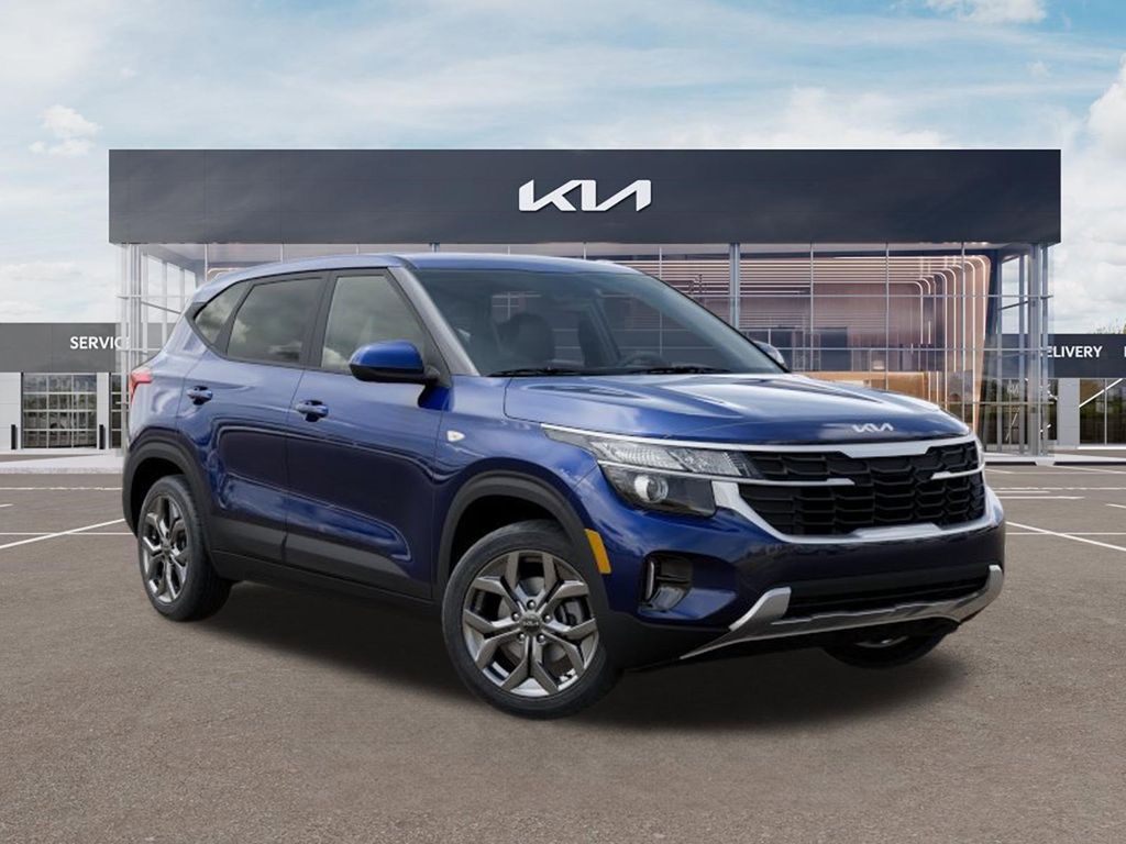 2026 Kia Seltos LX FWD Blue at DeMontrond Automotive Group