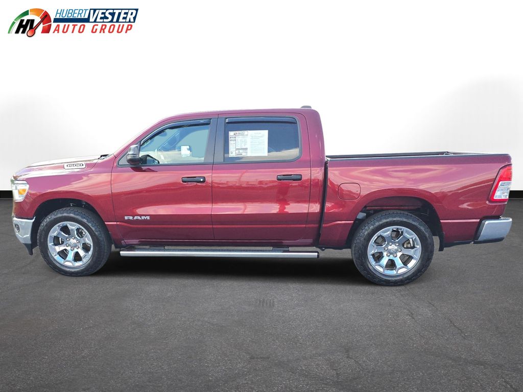 Delmonico Red Pearlcoat 2023 RAM 1500 Big Horn Crew Cab 4WD Pickup Truck Four-Wheel Drive 8-Speed Automatic