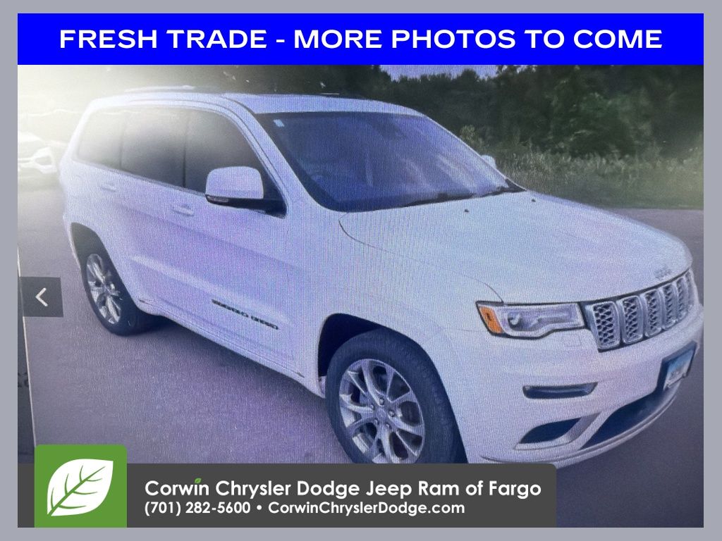 White (Ivory) 2020 Jeep Grand Cherokee SUV / Crossover Four-Wheel Drive 8-Speed Automatic