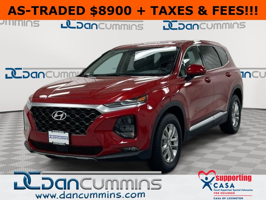 Scarlet Red 2019 Hyundai Santa Fe 2.4L SEL AWD SUV / Crossover All-Wheel Drive 8-Speed Automatic