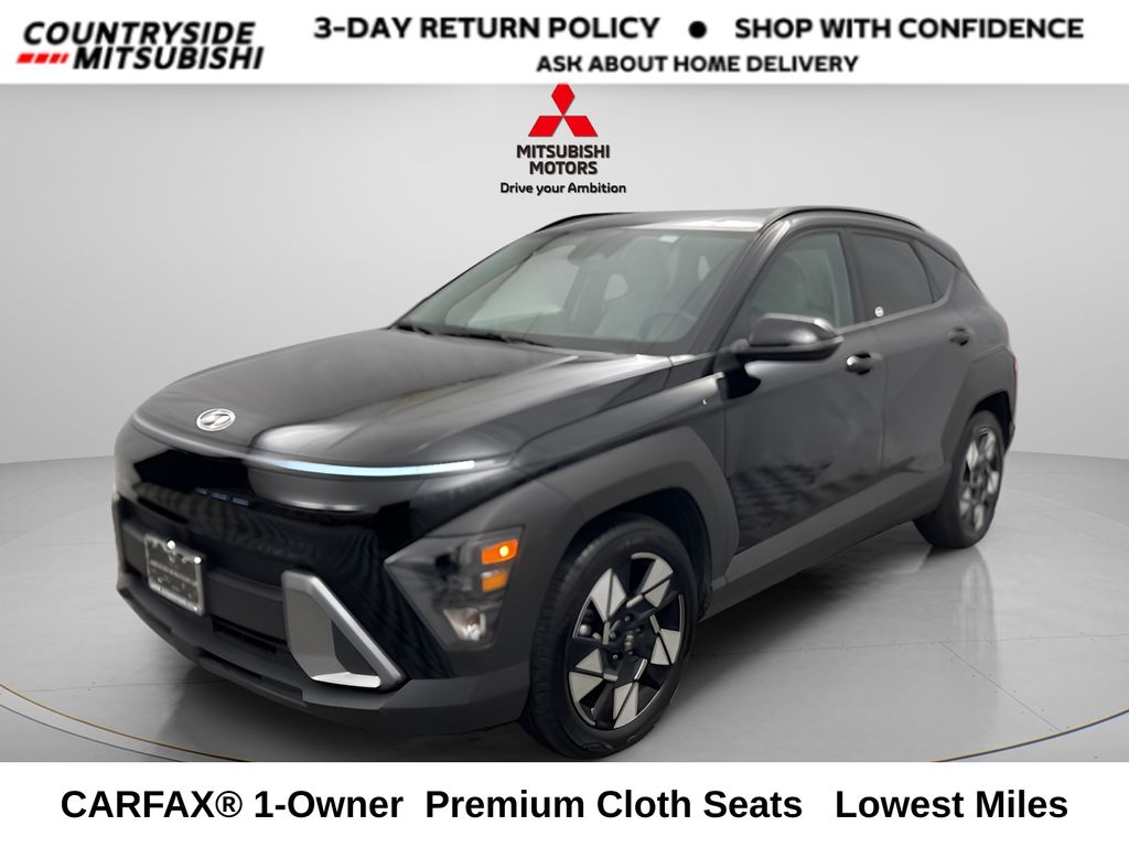 Abyss Black Pearl 2025 Hyundai Kona SEL FWD SUV / Crossover Front-Wheel Drive Continuously Variable Transmission