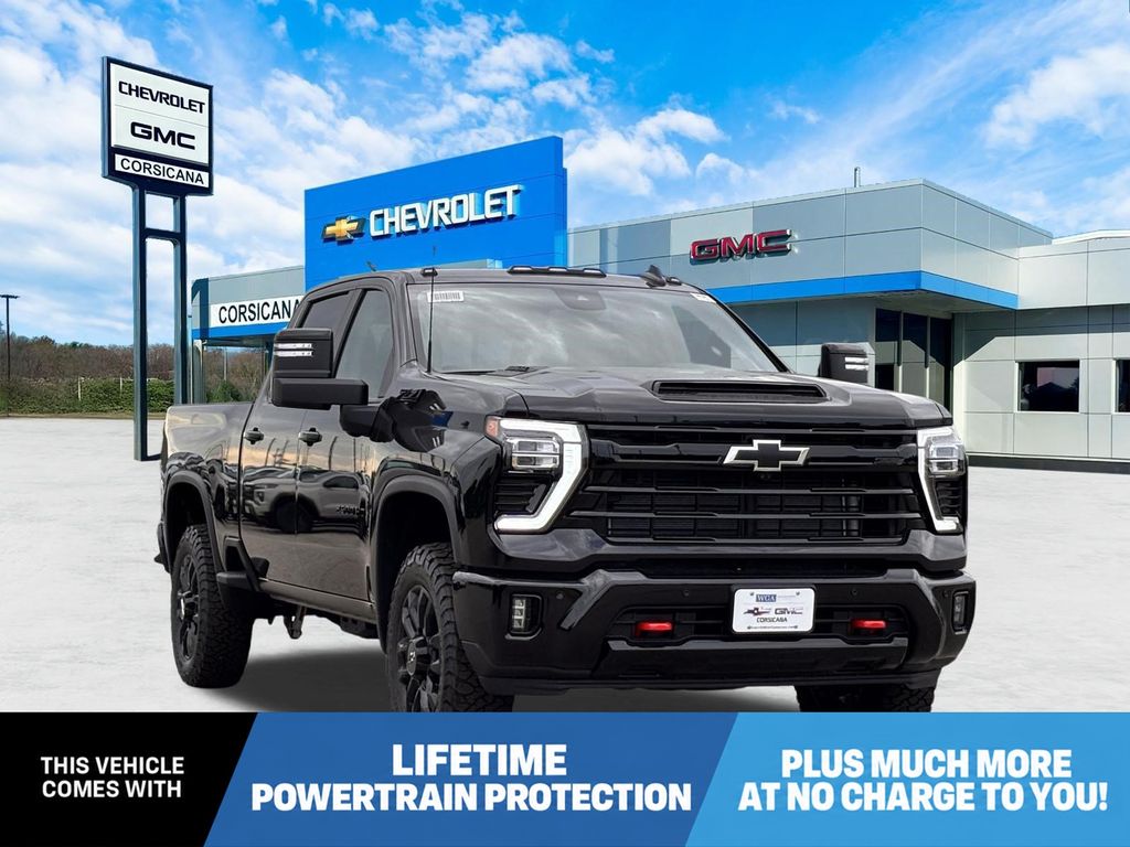 Black 2026 Chevrolet Silverado 2500HD Pickup Truck Four-Wheel Drive Automatic