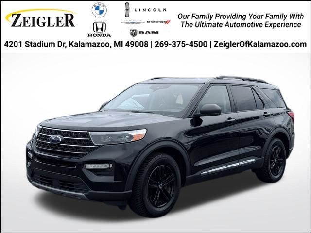 Black Metallic 2020 Ford Explorer SUV / Crossover All-Wheel Drive Automatic