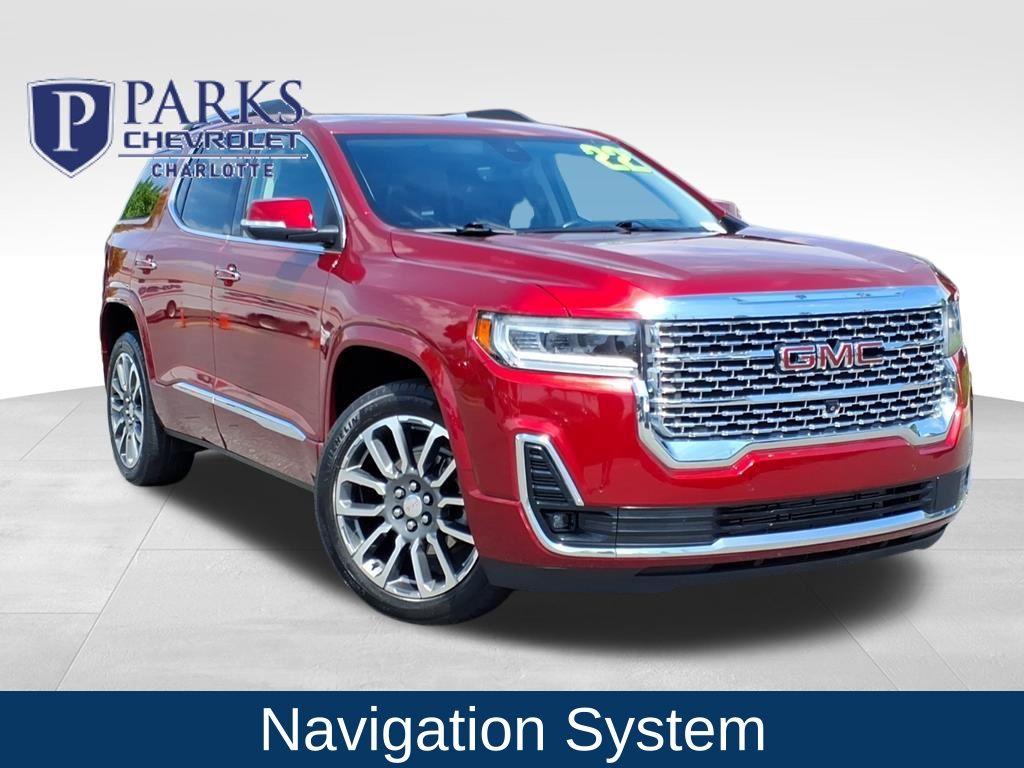 Cayenne Red 2022 GMC Acadia Denali AWD SUV / Crossover Four-Wheel Drive 9-Speed Automatic