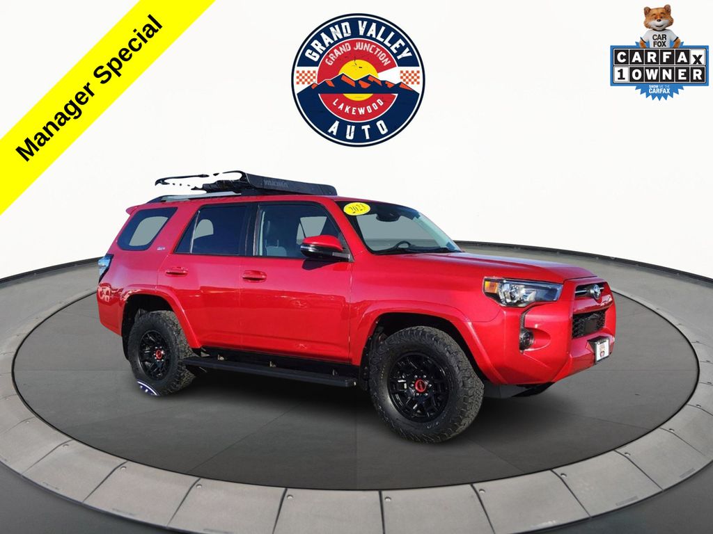 Barcelona Red Metallic 2023 Toyota 4Runner SR5 Premium 4WD SUV / Crossover Four-Wheel Drive Automatic