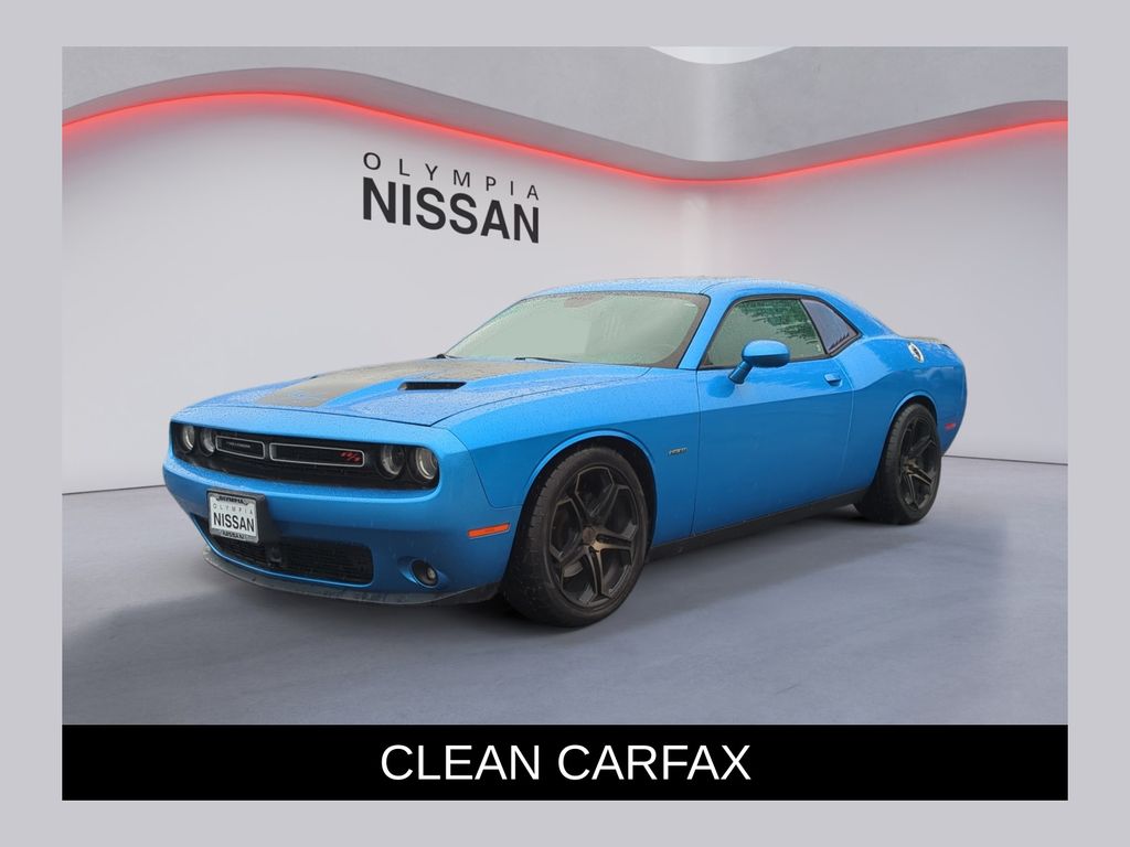 B5 Blue Pearlcoat 2015 Dodge Challenger R/T Plus RWD Coupe Rear-Wheel Drive 8-Speed Automatic