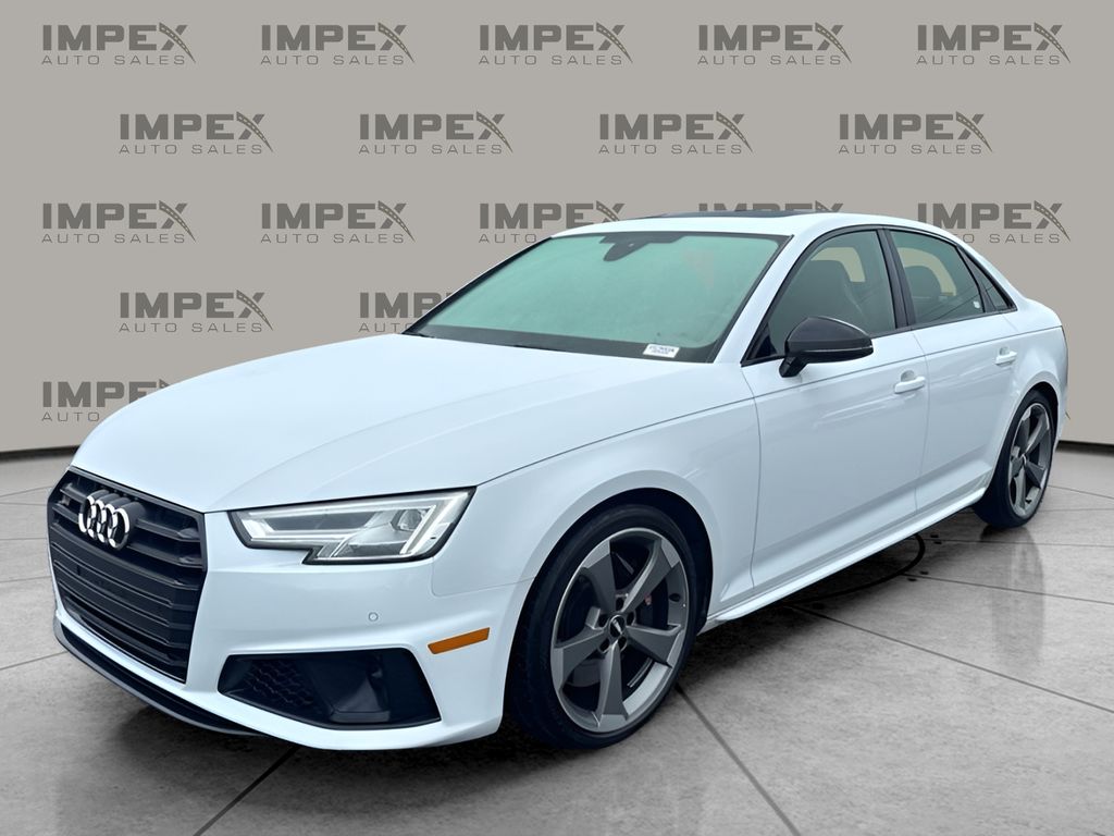 Glacier White 2019 Audi S4 Sedan All-Wheel Drive 8-Speed Automatic