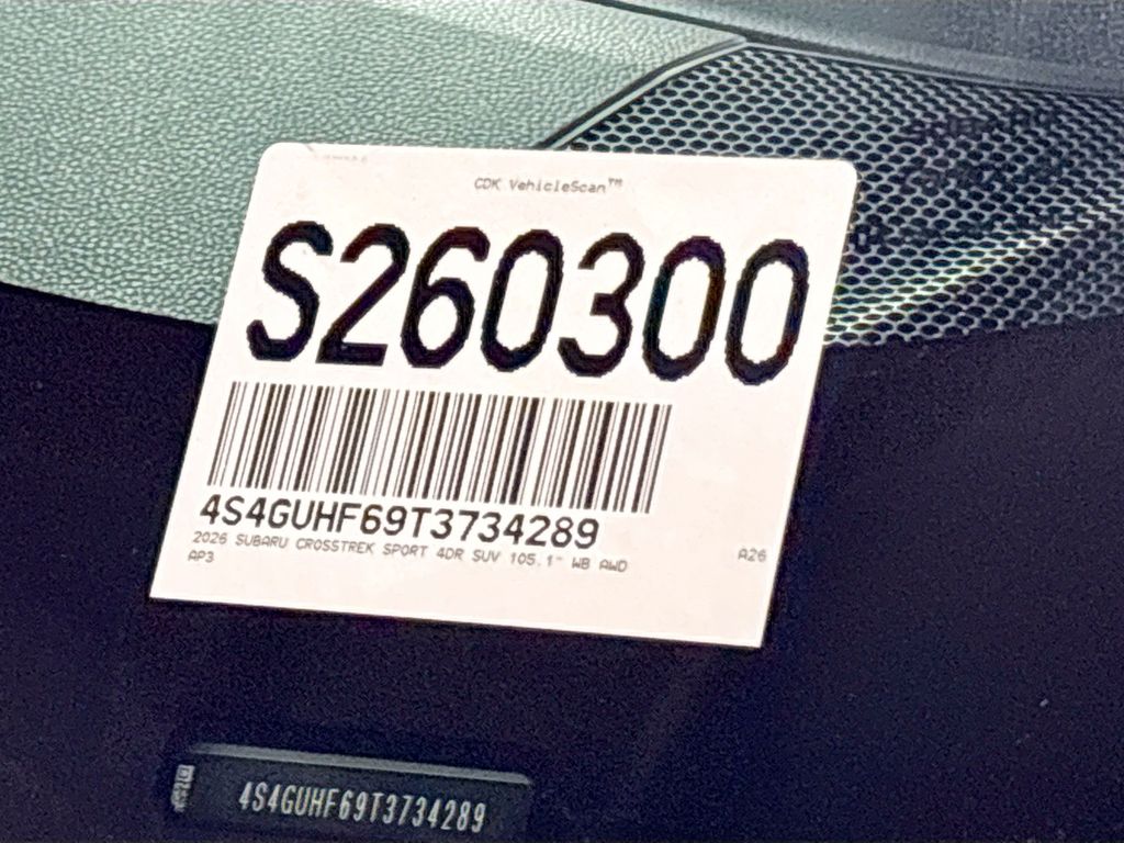 2026 Subaru Crosstrek Sport