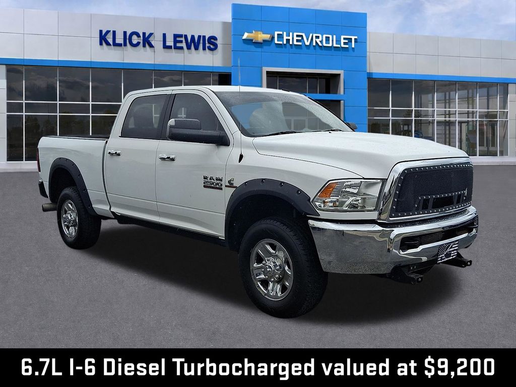 Bright White Clearcoat 2017 RAM 2500 Pickup Truck Four-Wheel Drive 6-Speed Automatic