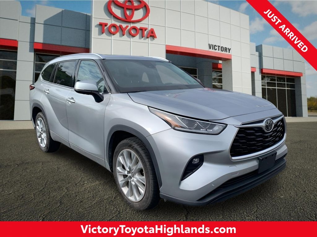 Celestial Silver Metallic 2021 Toyota Highlander Limited FWD SUV / Crossover Front-Wheel Drive 8-Speed Automatic