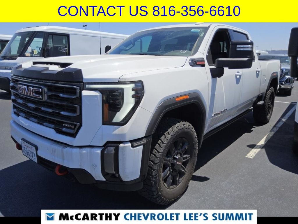 Summit White 2024 GMC Sierra 2500HD Pickup Truck Four-Wheel Drive Automatic