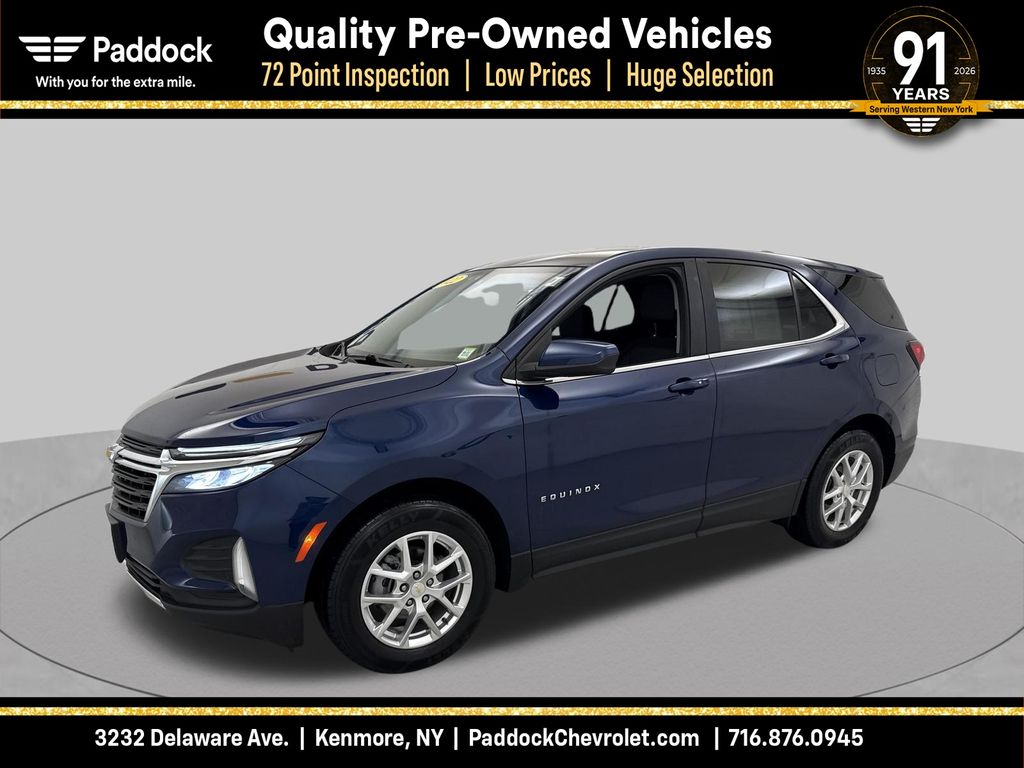 Blue Glow Metallic 2022 Chevrolet Equinox SUV / Crossover Front-Wheel Drive 6-Speed Automatic Overdrive