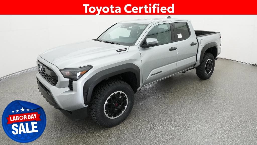 Celestial Silver Metallic 2025 Toyota Tacoma Hybrid Pickup Truck Four-Wheel Drive 8-Speed Automatic