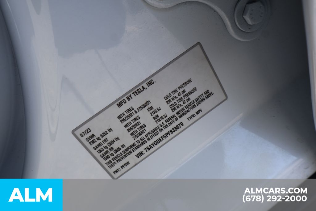 Used 2023 White Tesla Performance image 37