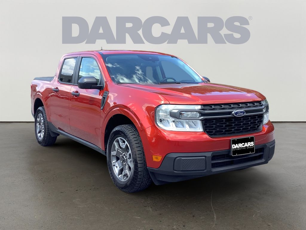 Chili Pepper Red 2022 Ford Maverick Pickup Truck All-Wheel Drive 8-Speed Automatic