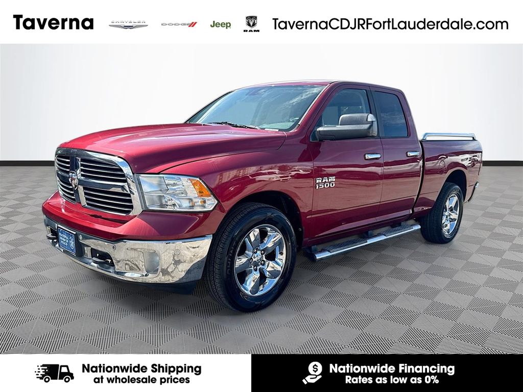 Deep Cherry Red Crystal 2014 RAM 1500 Pickup Truck Four-Wheel Drive 8-Speed Automatic