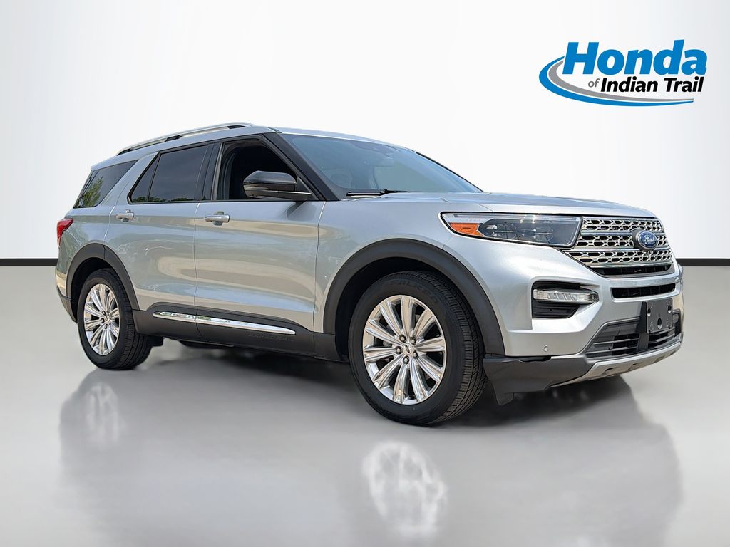 Silver Metallic 2020 Ford Explorer Limited RWD SUV / Crossover Rear-Wheel Drive Automatic