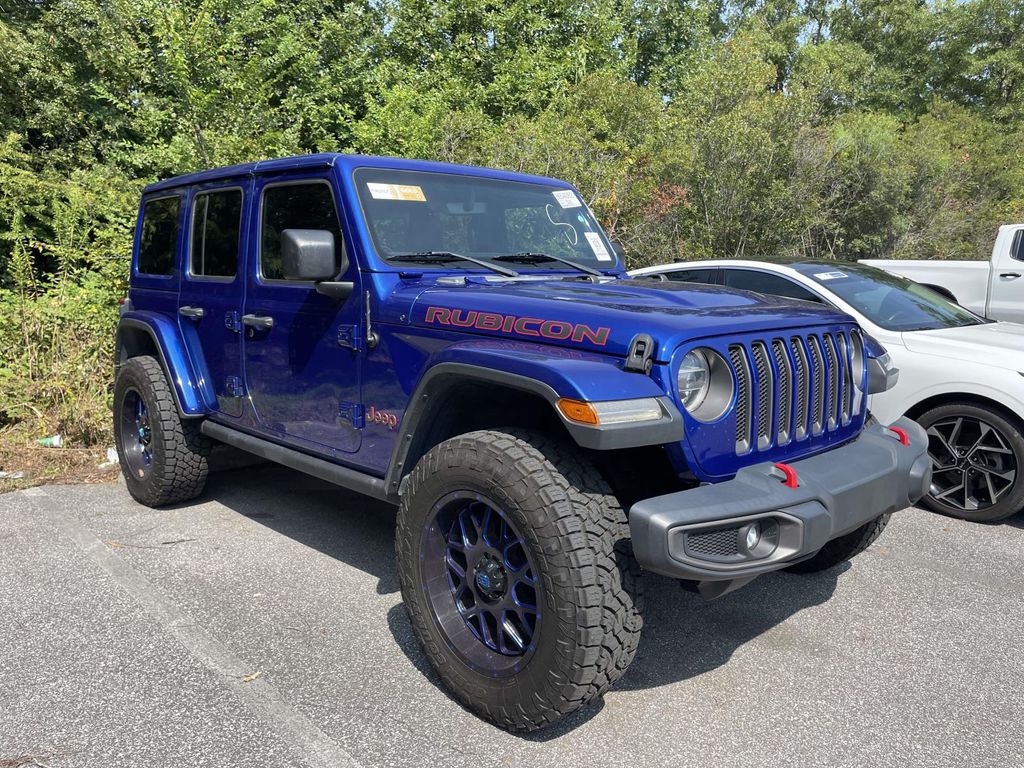 Ocean Blue Metallic Clearcoat 2019 Jeep Wrangler SUV / Crossover Four-Wheel Drive 8-Speed Automatic