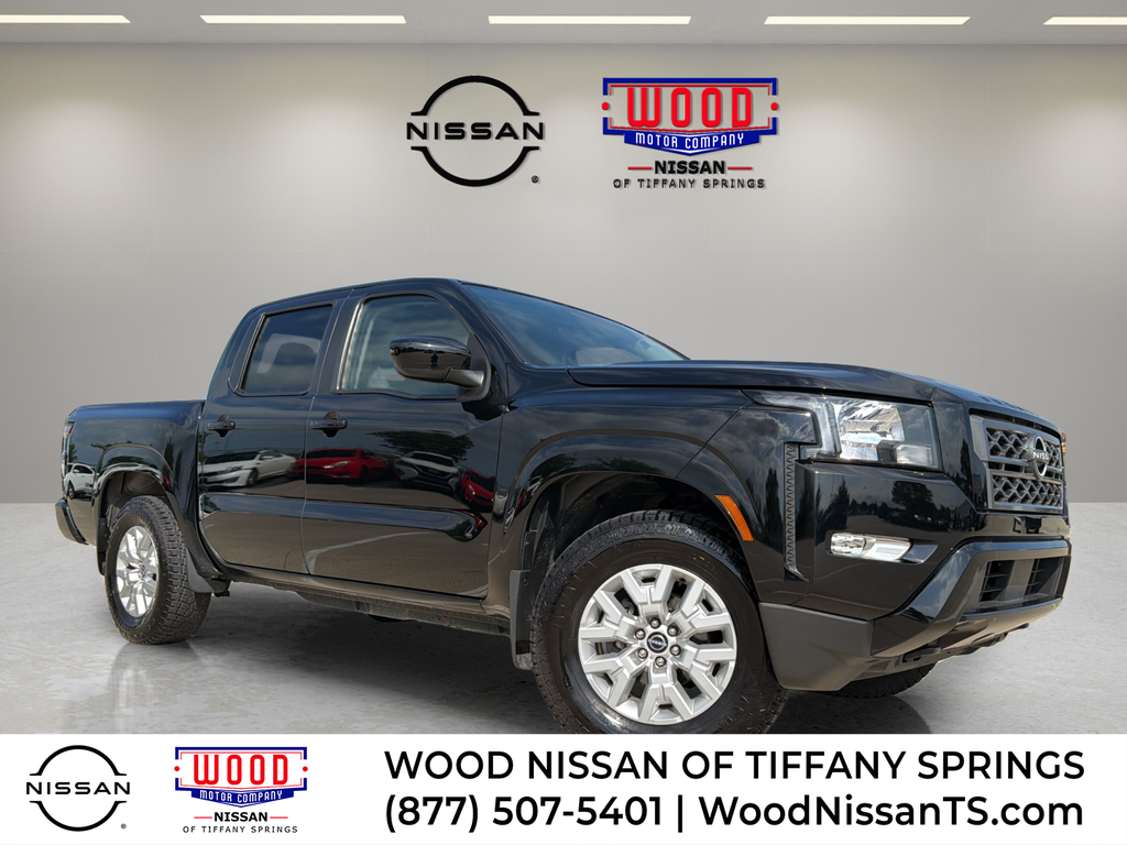 Deep Blue Pearl 2023 Nissan Frontier SV Crew Cab 4WD Pickup Truck Four-Wheel Drive 9-Speed Automatic