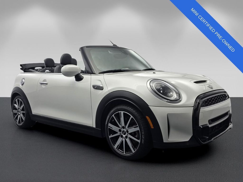 Nanuq White Metallic 2024 MINI Cooper Convertible Front-Wheel Drive 6-Speed Manual