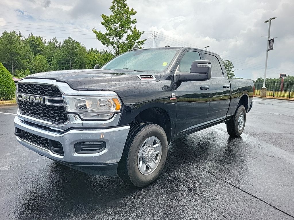 Diamond Black Crystal Pearlcoat 2024 RAM 2500 Pickup Truck Four-Wheel Drive 6-Speed Automatic