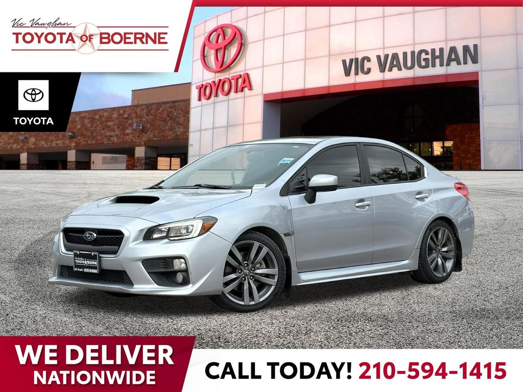 Ice Silver Metallic 2016 Subaru WRX Limited AWD Sedan All-Wheel Drive 6-Speed Manual
