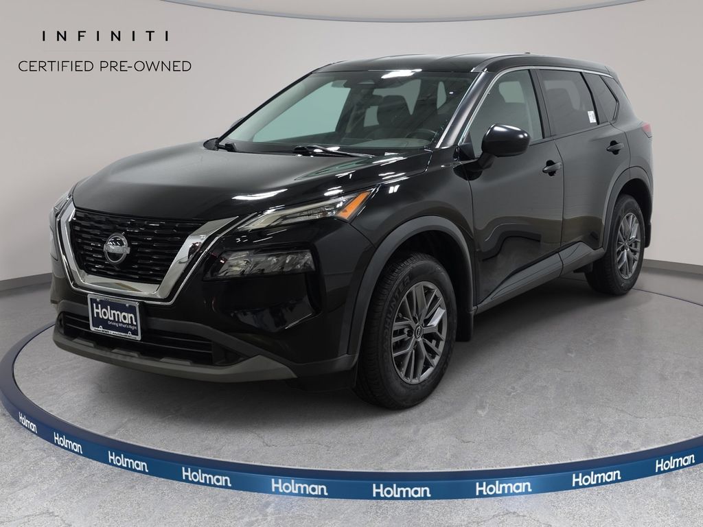Super Black 2022 Nissan Rogue SUV / Crossover All-Wheel Drive Continuously Variable Transmission