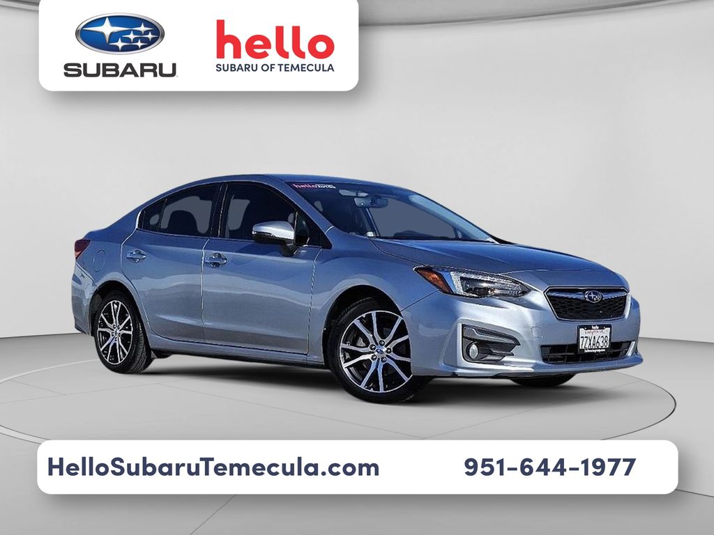 Ice Silver Metallic 2017 Subaru Impreza 2.0i Limited Sedan All-Wheel Drive Continuously Variable Transmission