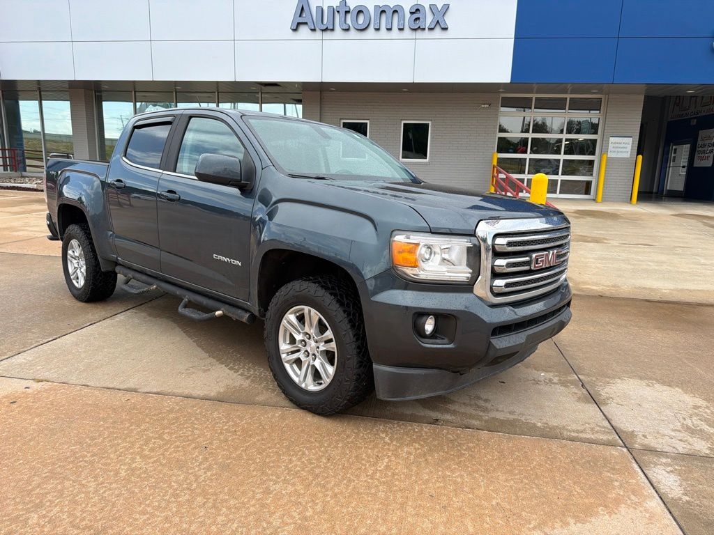 Gray (Dark Sky Metallic) 2019 GMC Canyon Pickup Truck Four-Wheel Drive 8-Speed Automatic