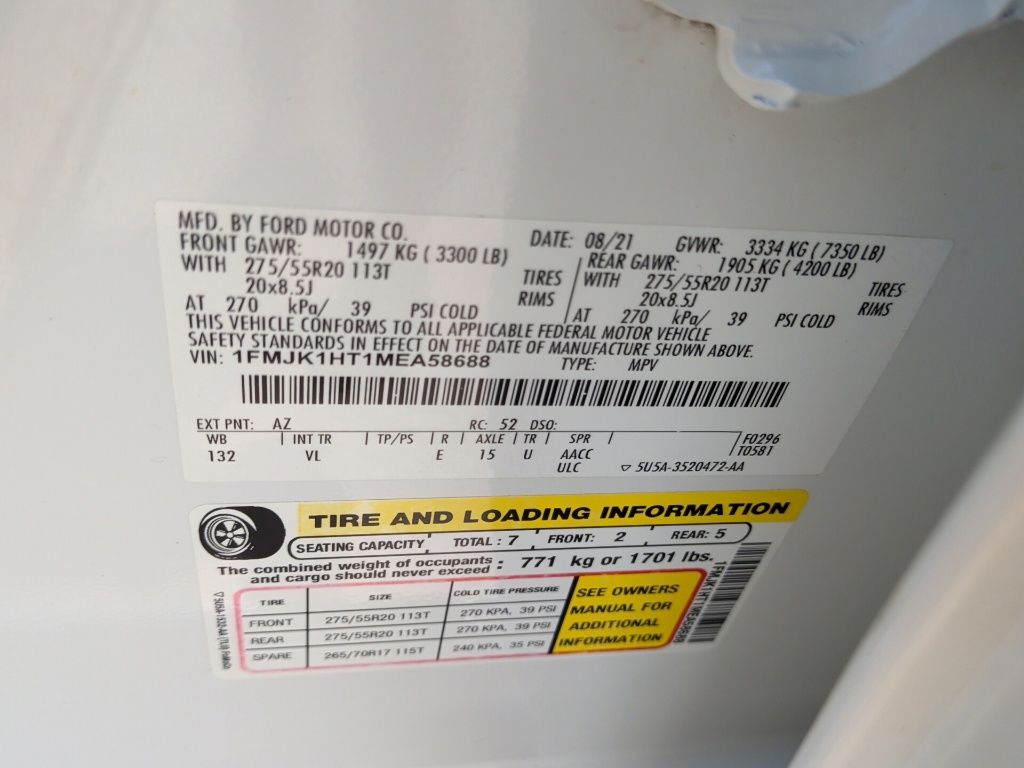 2021 Ford Expedition Max XLT White at Toyota of Victoria