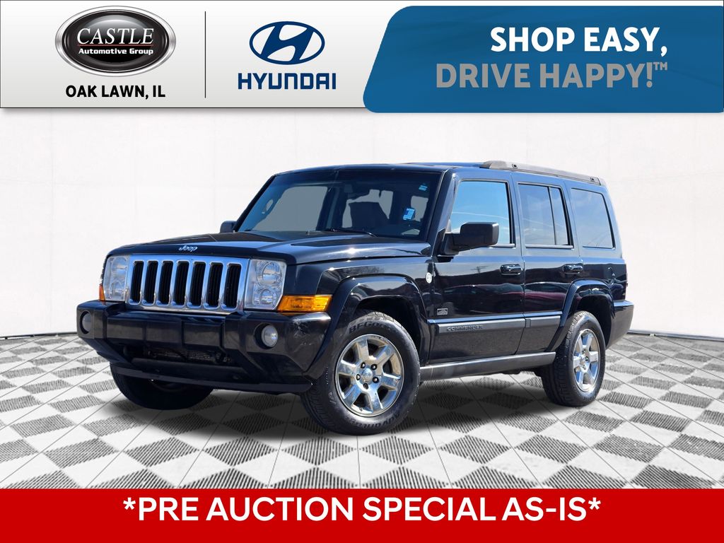 Black Clearcoat 2007 Jeep Commander Sport 4WD SUV / Crossover Four-Wheel Drive 5-Speed Automatic