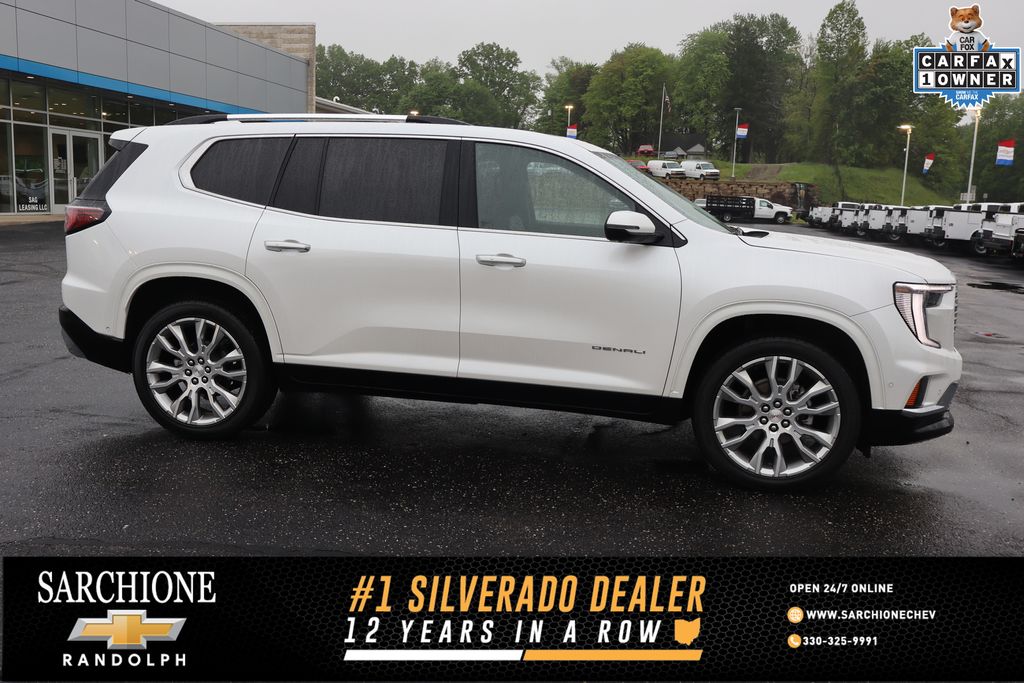 White Frost Tricoat 2024 GMC Acadia Denali AWD SUV / Crossover Four-Wheel Drive 8-Speed Automatic
