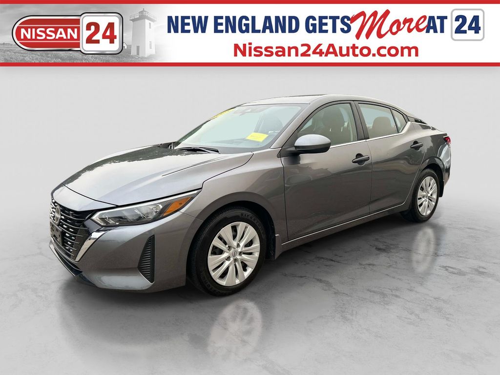 Gray (Gun Metallic) 2025 Nissan Sentra Sedan Front-Wheel Drive Continuously Variable Transmission