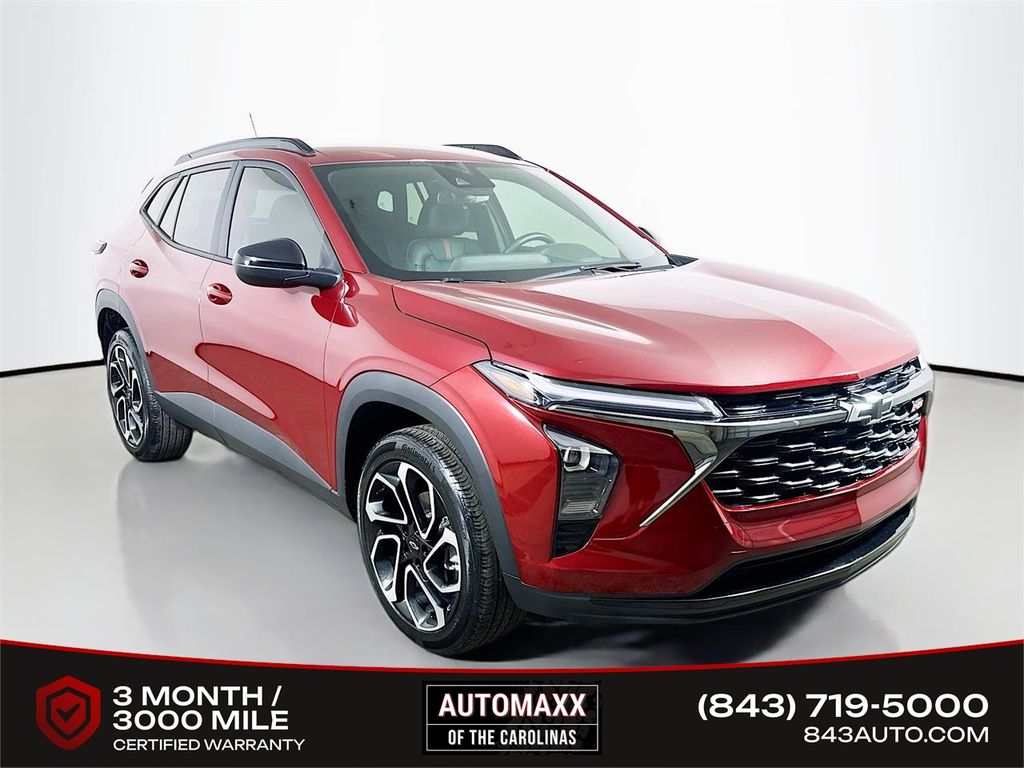 Red (Crimson Metallic) 2025 Chevrolet Trax SUV / Crossover Front-Wheel Drive 6-Speed Automatic