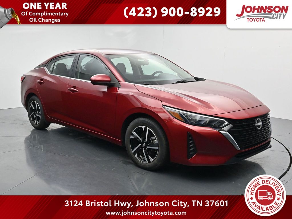 Red (Scarlet Ember Tintcoat) 2024 Nissan Sentra Sedan Front-Wheel Drive Continuously Variable Transmission