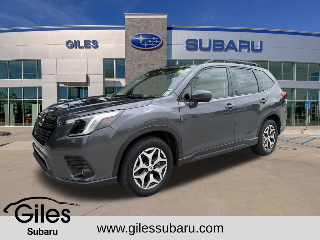 Magnetite Gray Metallic 2023 Subaru Forester SUV / Crossover All-Wheel Drive Continuously Variable Transmission